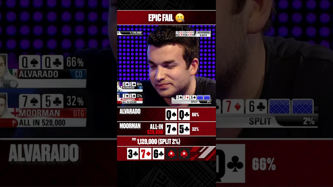 Insane Play With 7-5 OFFSUIT! 😵 #EPTBarcelona #Allin
