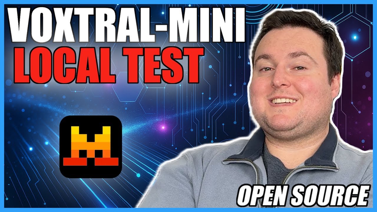 Voxtral Mini 3B LOCAL Testing (Voice Control & Function Calling)