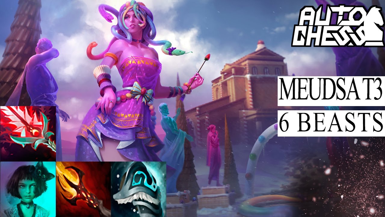 Dota auto chess - Medusa t3 and full beasts