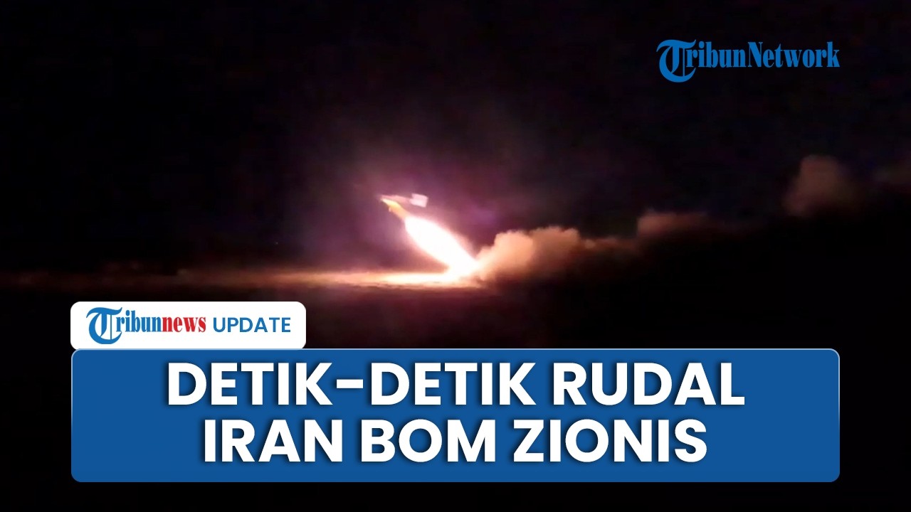 Detik-detik Rudal dan Drone Iran Diluncurkan, Melesat Cepat Bobol Target Militer AS dan Israel