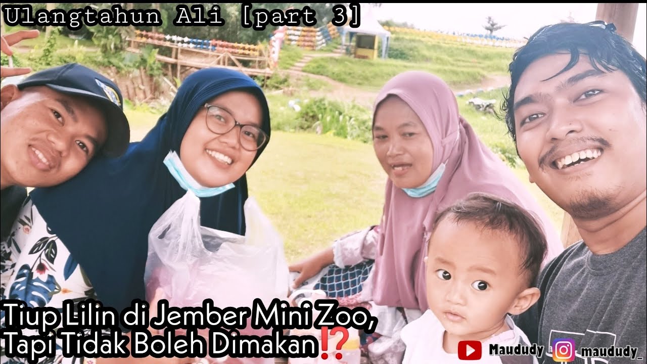 TIDAK BOLEH DIMAKAN⁉️ Tiup Lilin di Jember Mini Zoo | Ulangtahun Ali [part 3]