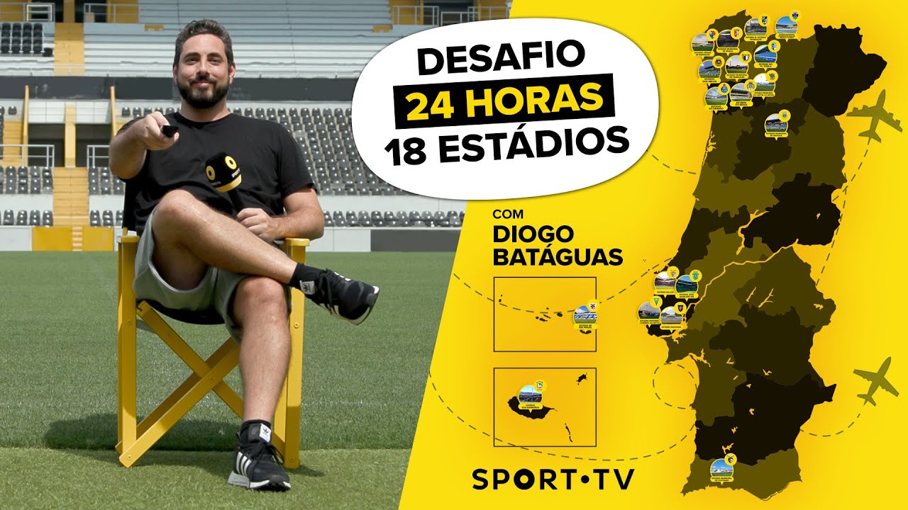 DESAFIO - Todos os estádios em 24H com @BataguasD | SPORT TV