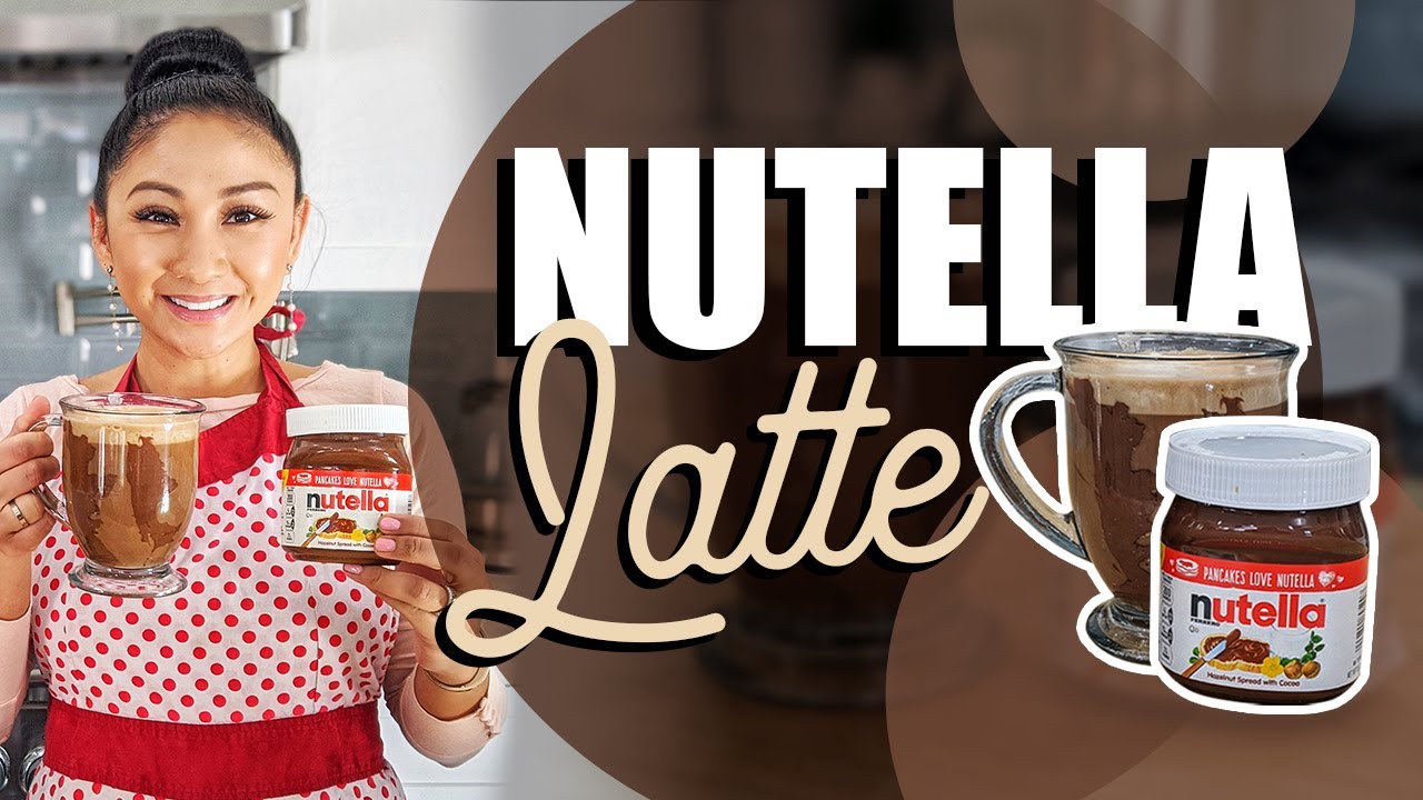 HOMEMADE NUTELLA LATTE!