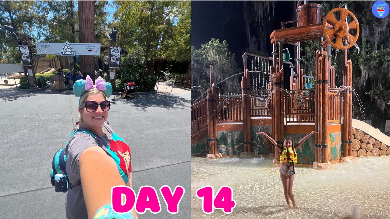 Day 14 Hollywood Studios, Disney Springs Movie Night & Copper Creek Splash Fun l Aug 2025