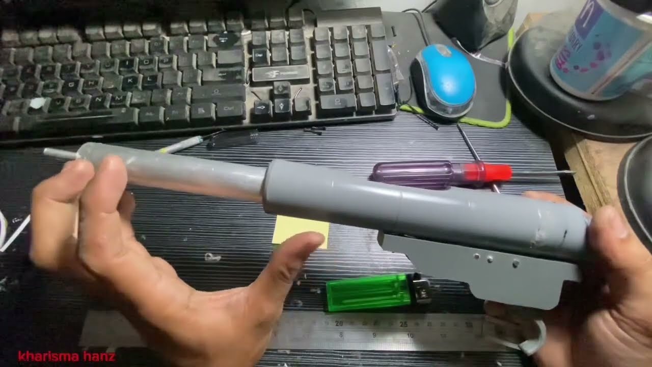 DIY PVC Airsoft- Review mesin boltac handmade (pesanan seseorang)