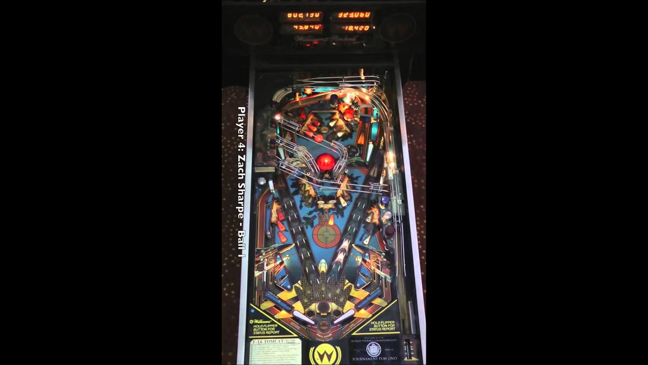 PAPA 14 World Pinball Championships Quarterfinal Group 2 - F14 Tomcat