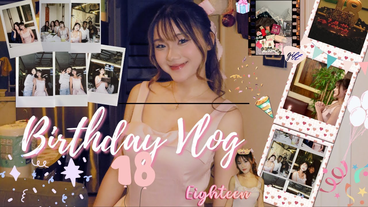 Birthday vlog, turned 18!!!!!! unboxing gifts,.. 🎂🎉