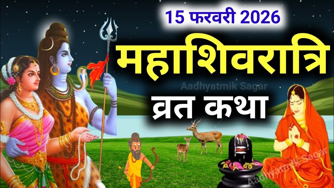 महाशिवरात्रि व्रत कथा  Mahashivratri Vrat Katha  शिवरात्रि की कहानी  Mahashivratri Ki Kahani