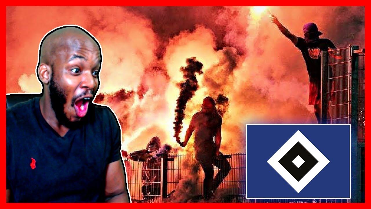Американская реакция на HSV (Гамбург) Ultras — лучшие моменты