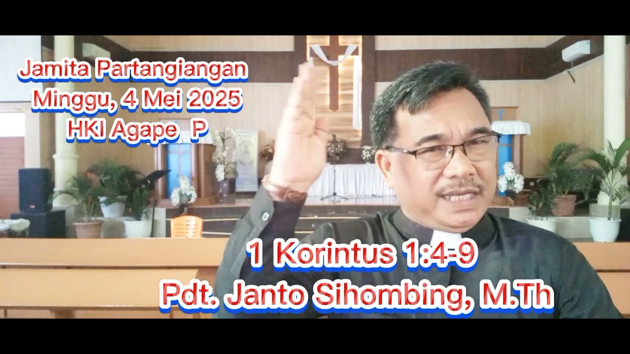 Jamita Partangiangan,  1 Korintus 1:4-9. Minggu Misericordias Domini Minggu Olopolop Ultah  HKI-98