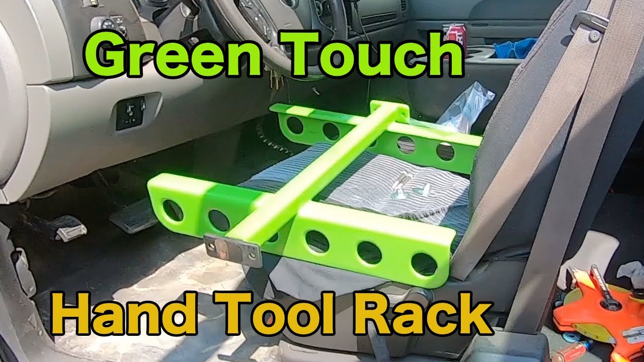 Final Piece Of The Puzzle. Green Touch Hand Tool Rack