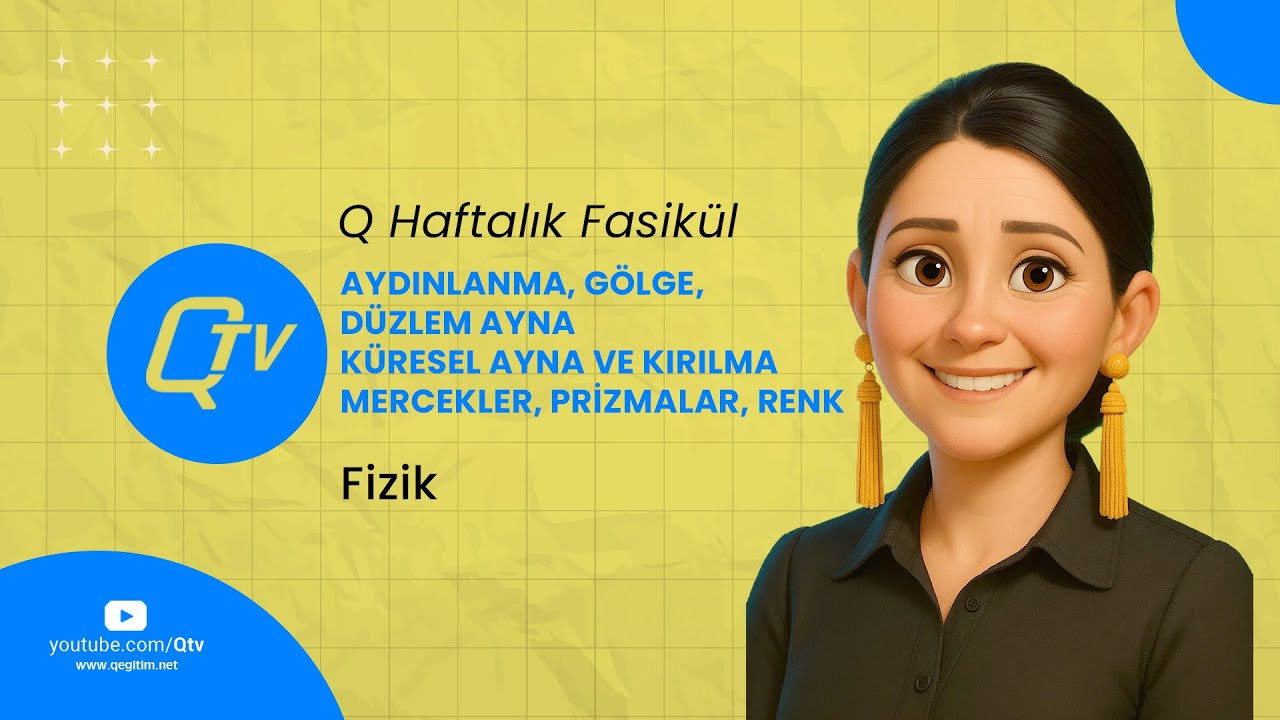 Fizik 10. Fasikül | Aydınlanma, Gölge, Düzlem ve Küresel Ayna ve Kırılma, Mercekler, Prizmalar, Renk