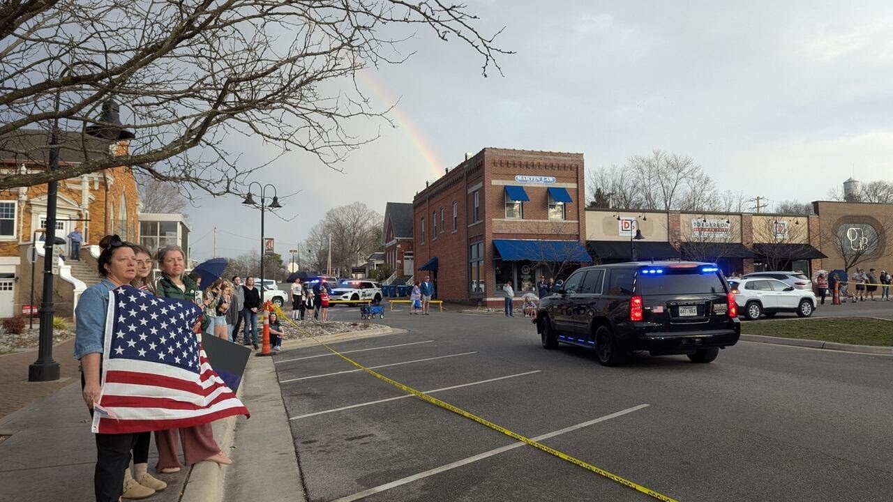 Procession for Deputy Gabriel Ramirez and Deputy Michael Hislope