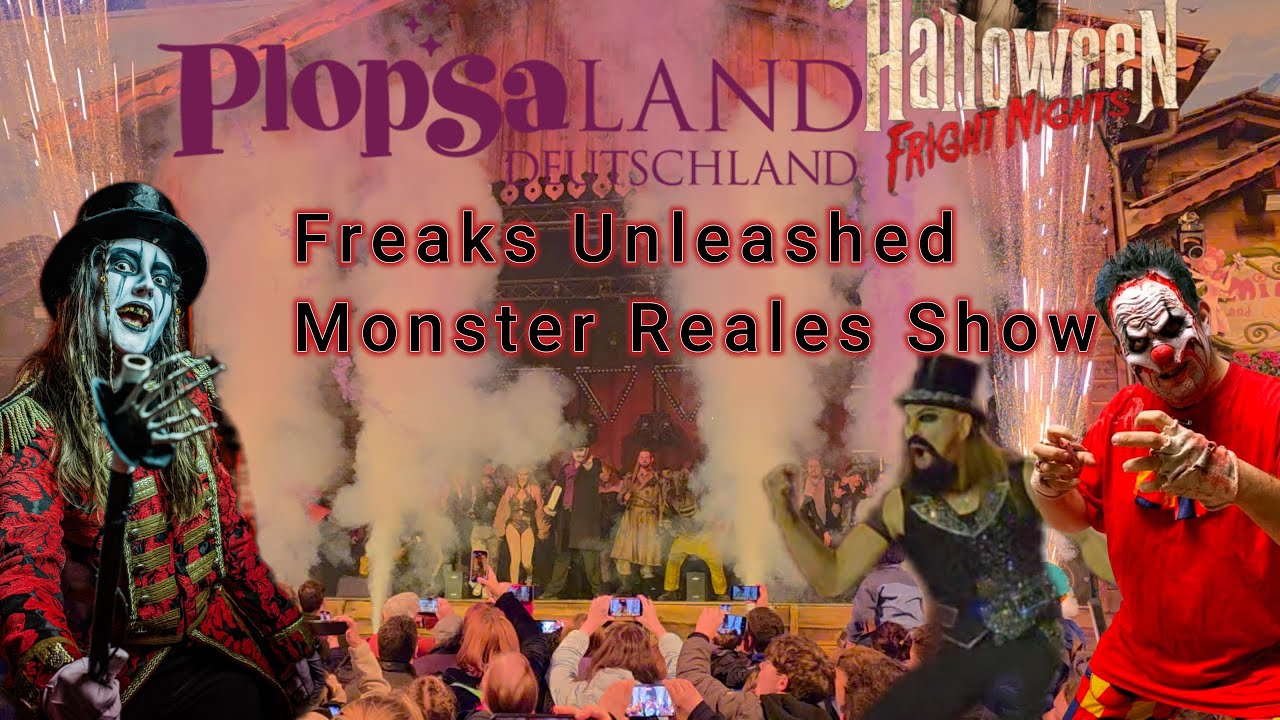 Plopsaland Deutschland: Freaks Unleashed – Monster Release Show 👻 | Halloween Fright Nights 2025