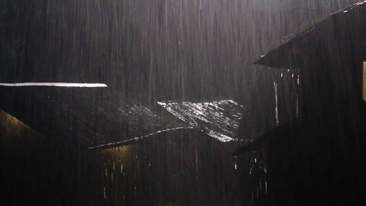 Heavy Rain and Thunder Sounds for Deep Sleeping - Relaxing Thunderstorm Live Stream