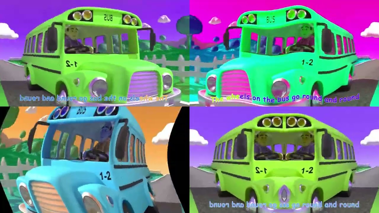 Cocomelon Wheels On The Bus Mashup Edit Effects (Preview 2 V17 2 Effects) Comparison