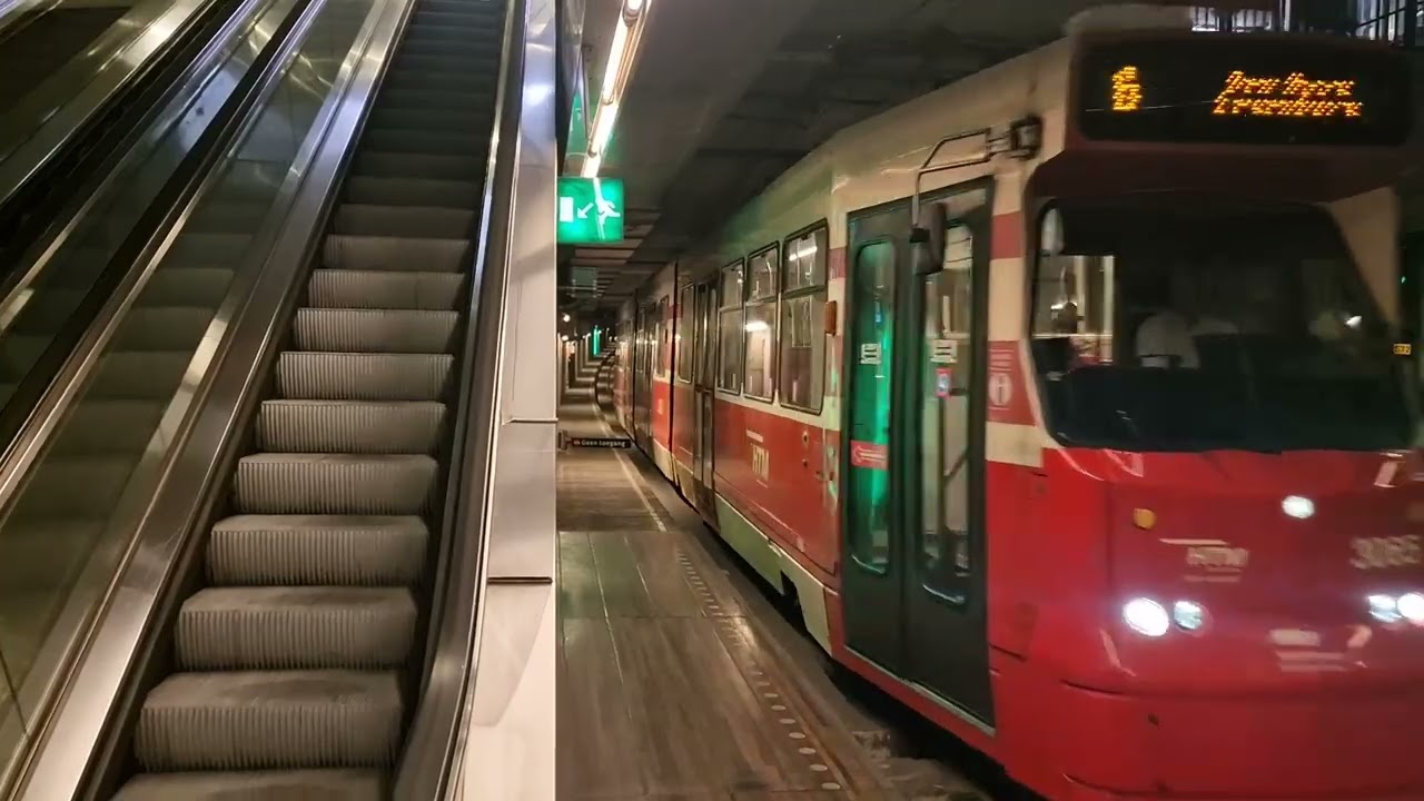 Trams in Den Haag Halte Spui