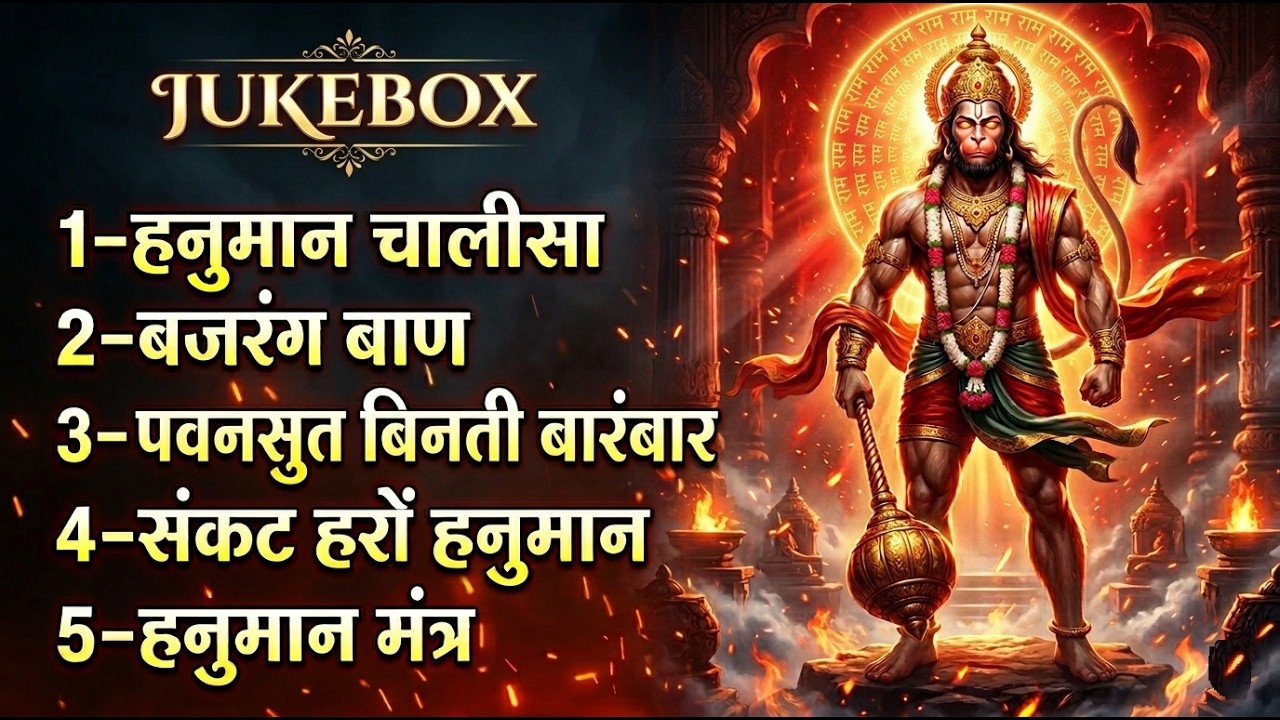हनुमान चालीसा | बजरंग बाण | संकट हरने वाले हनुमान का Jukebox | Powerful Hanuman Bhakti Songs