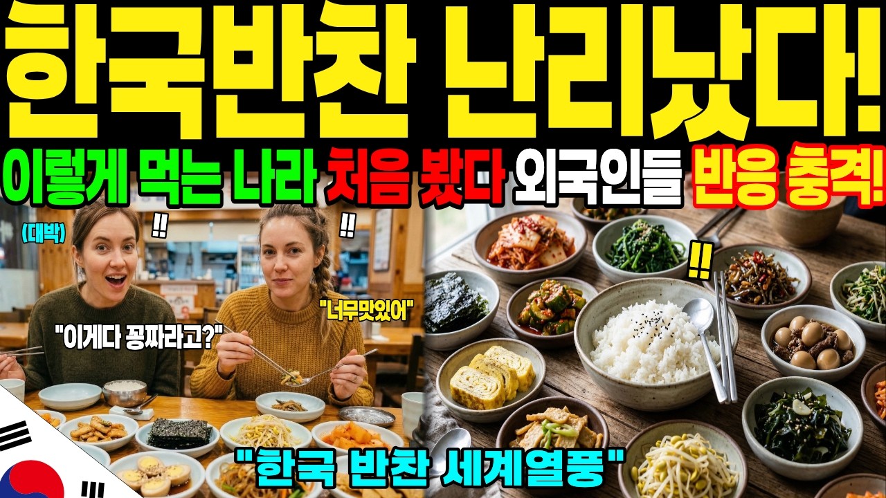 [해외감동사연] 유럽 요리가 최고라 믿던 파리 셰프… 한국 반찬 맛 보고 충격받은 이유! 전세계 주목!