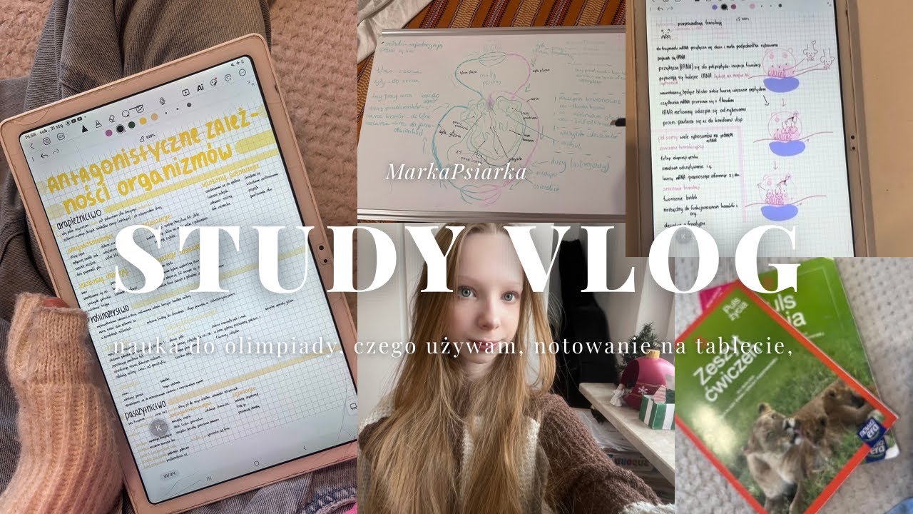 Study Vlog!🧬📚nauka,olimpiada, notatki