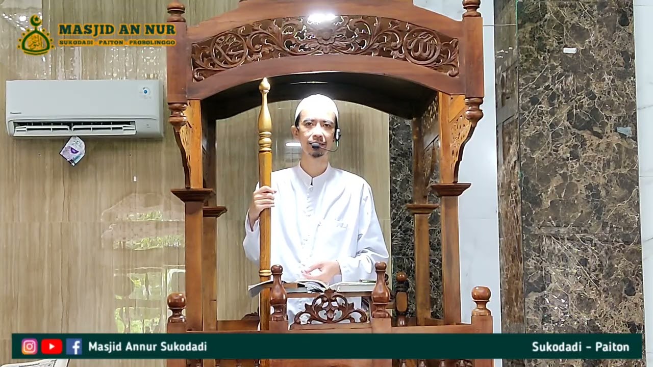 Khutbah & Sholat Jum'at Berjama'ah Masjid An-Nur Sukodadi - Gus Muhammad Al Fayyadh (13/2/2026)