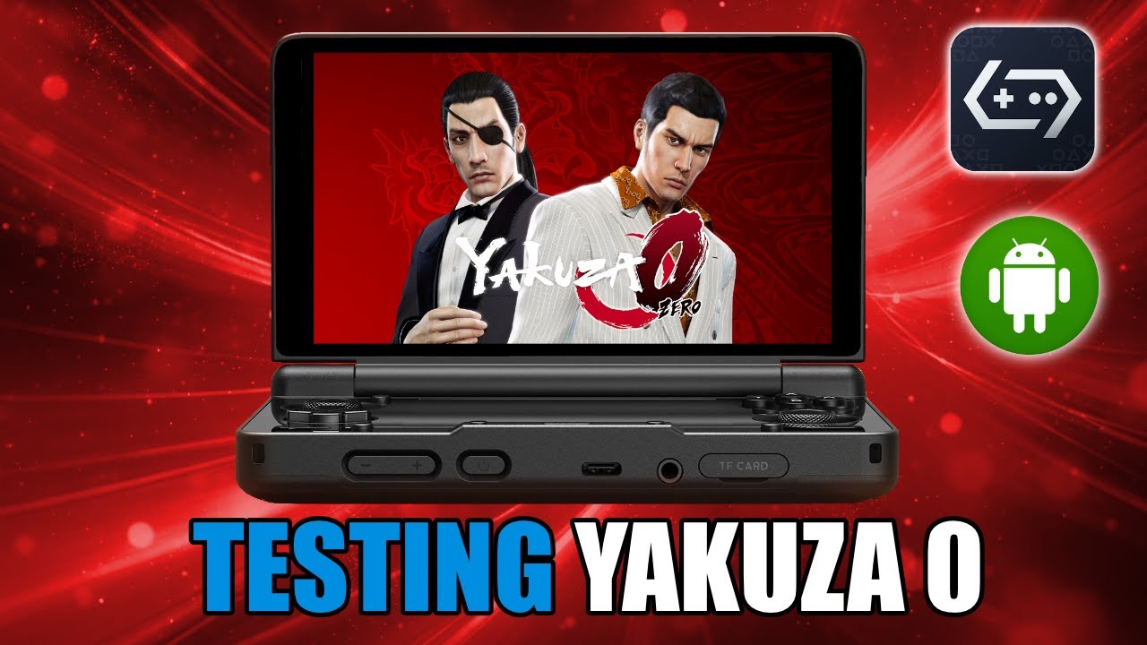 Testing Yakuza 0 on AYN Thor | Gamehub 5.3.5