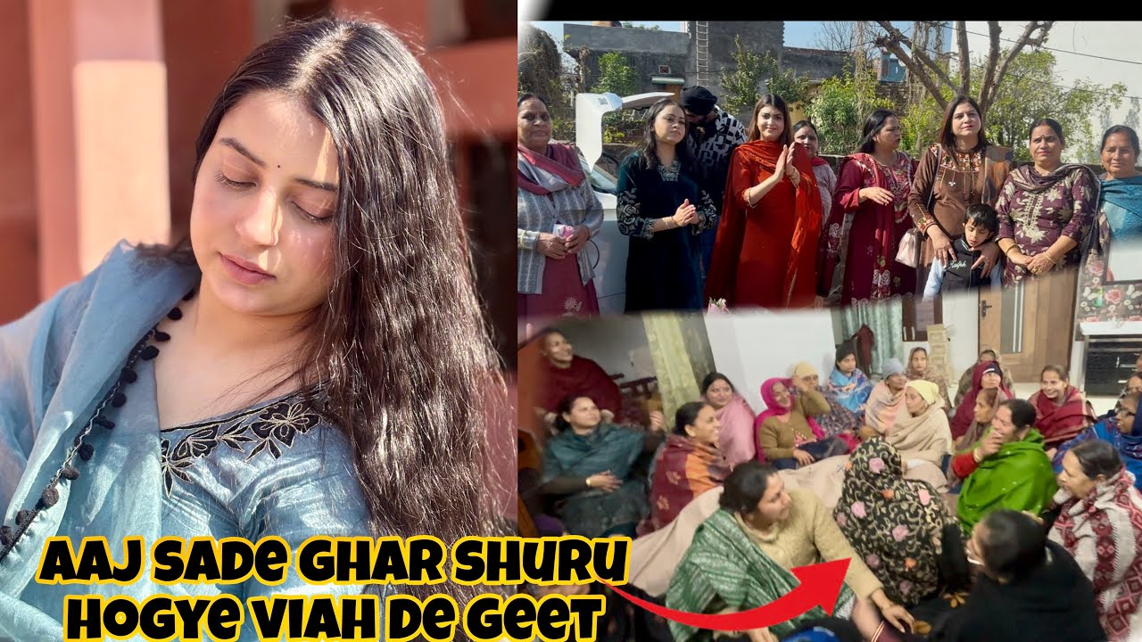 Viah de Geet ❤️Nankeiya di entry (viah shuru)