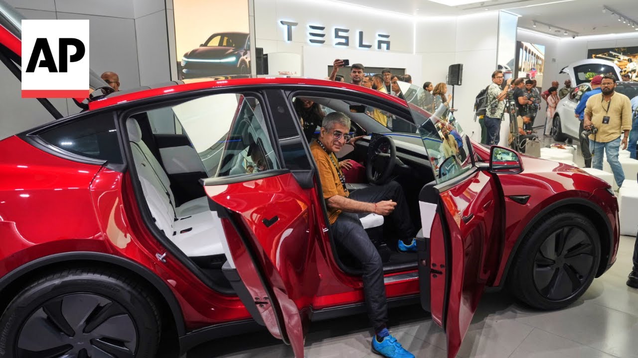 Tesla debuts in India with upscale showroom launch in Mumbai