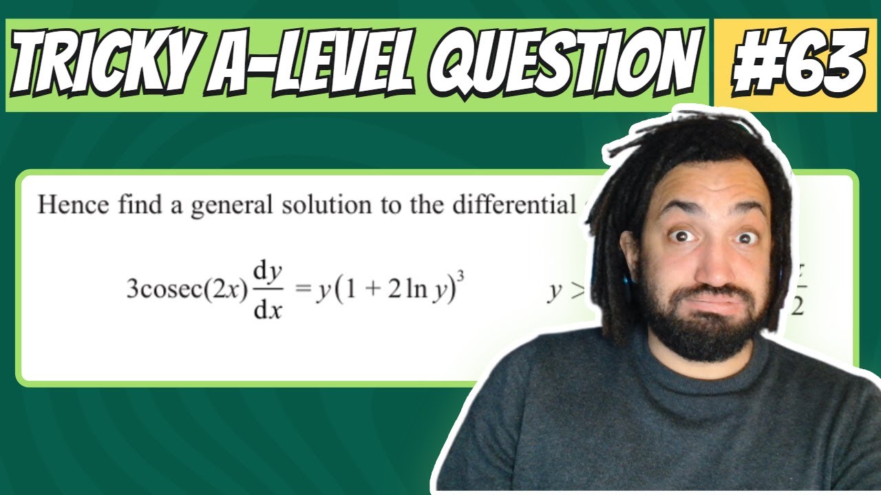 THE HARDEST TOPICS ALL IN ONE | Tricky A-Level Maths Question Series is BACK #63
