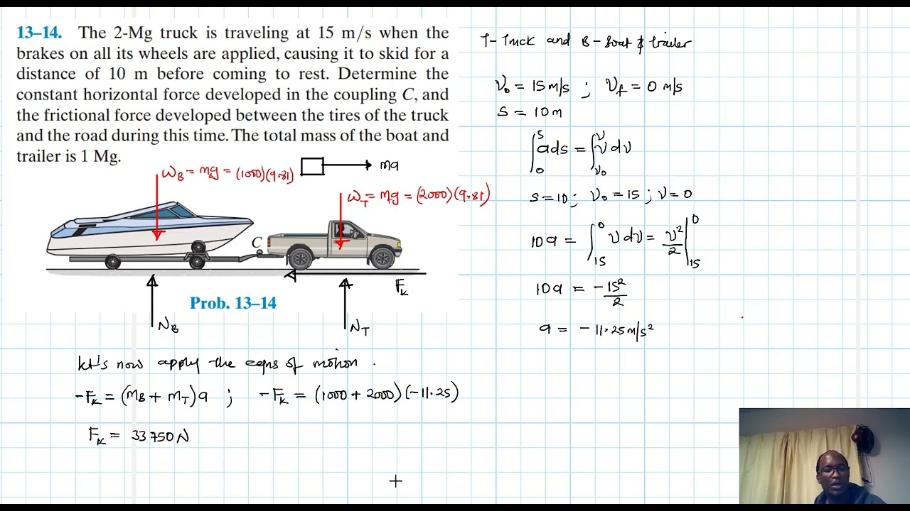 13–14 Kinetics of a Particle: Force and Acceleration (Chapter 13: Hibbeler Dynamics) Benam Academy