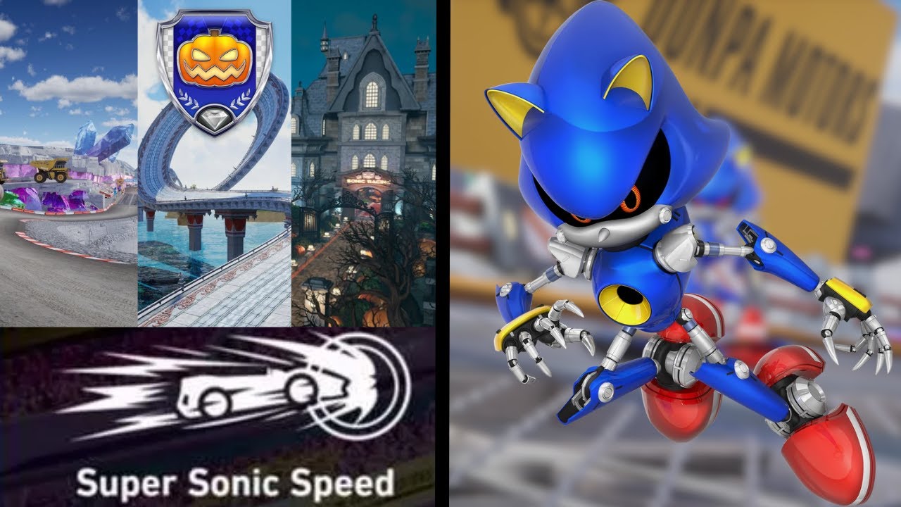 GRAND PRIX CITROUILLE MODE VITESSE SUPER SONIC SONIC RACING CROSSWORLDS