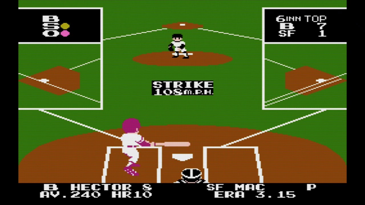 Bad News Baseball (NES) - BOS v SF - Single Game ⚾️