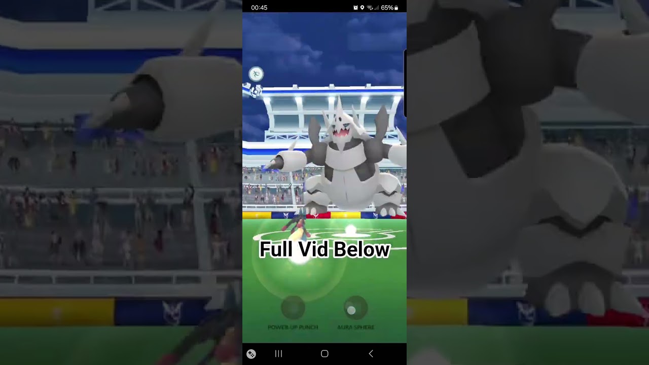 Pokemon Go Solo Mega Aggron Raid! 