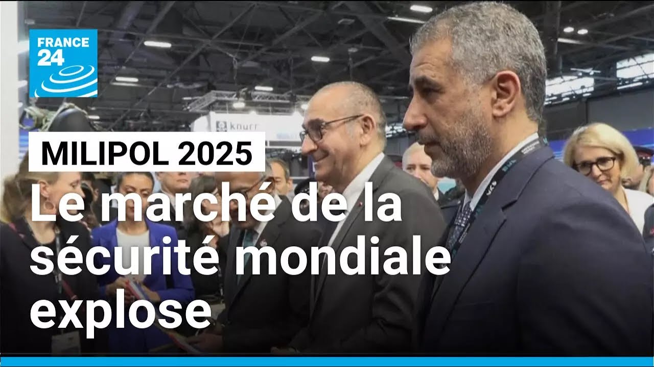 Milipol 2025 : le march&eacute; de la s&eacute;curit&eacute; mondiale explose &bull; FRANCE 24