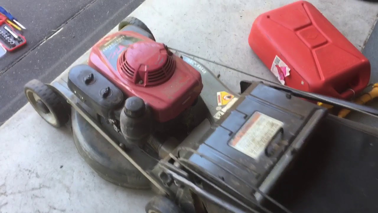 Honda Mower HRU216 Tune Up Revs