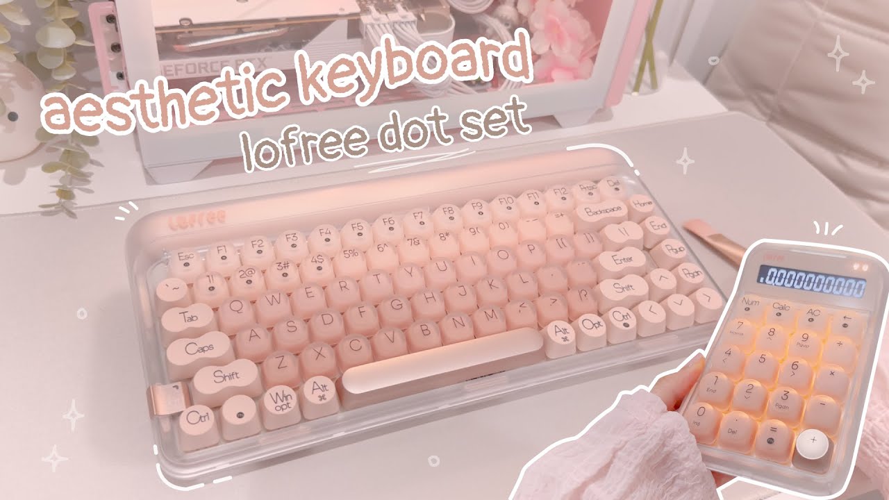 ✨Lofree DOT ASMR Unboxing & Typing ✨ Keyboard & Numpad