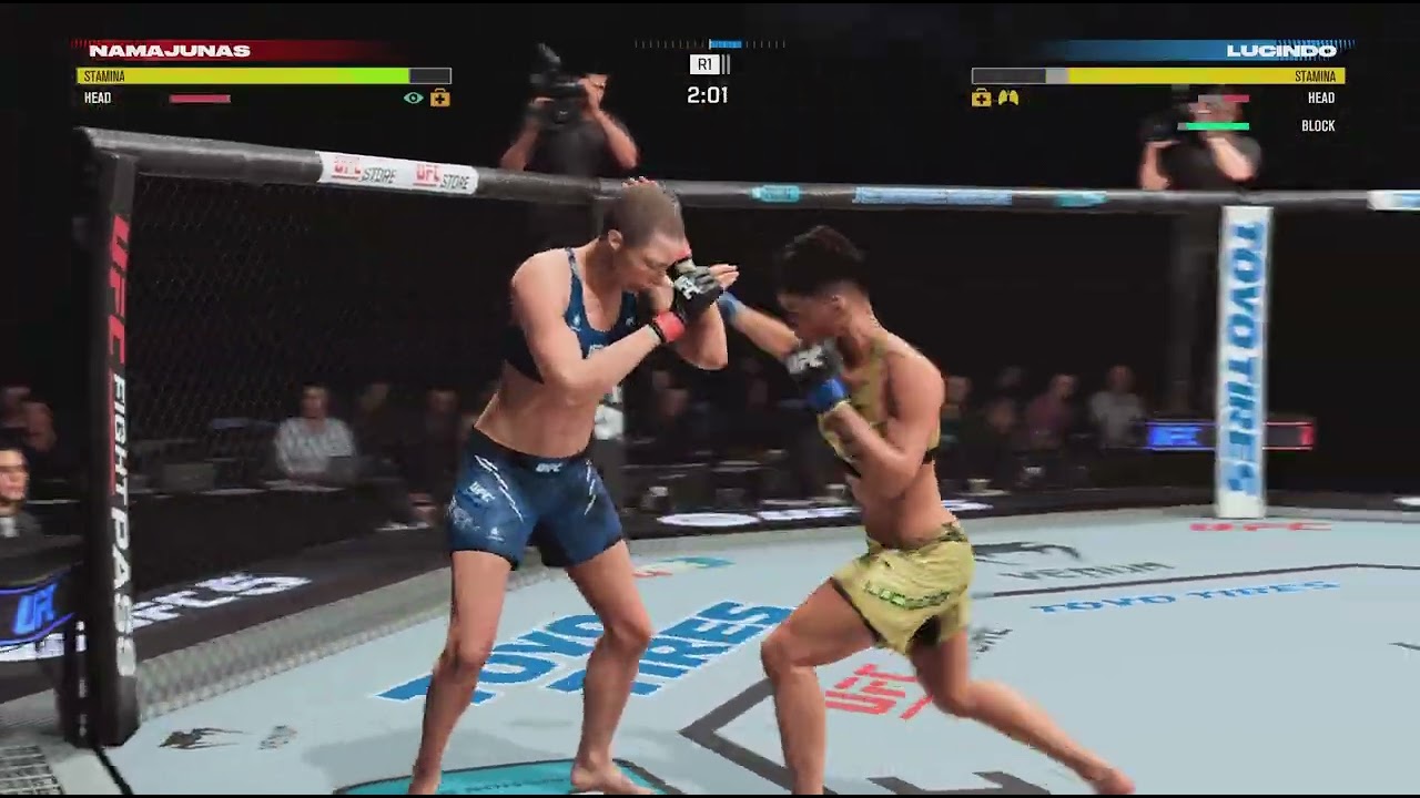 Rose 'Thug' Namajunas SPECTACULAR UPPERCUT to the TOP OF THE HEAD! 💀BRUTAL KO IN UFC 5 🥊