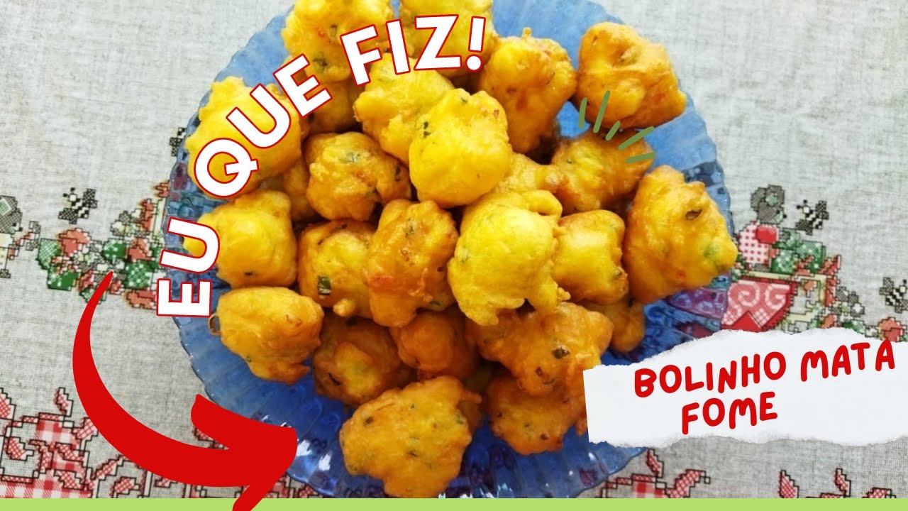 Bolinho mata fome sequinho crocante  Passo a passo / Receitas tia Mara