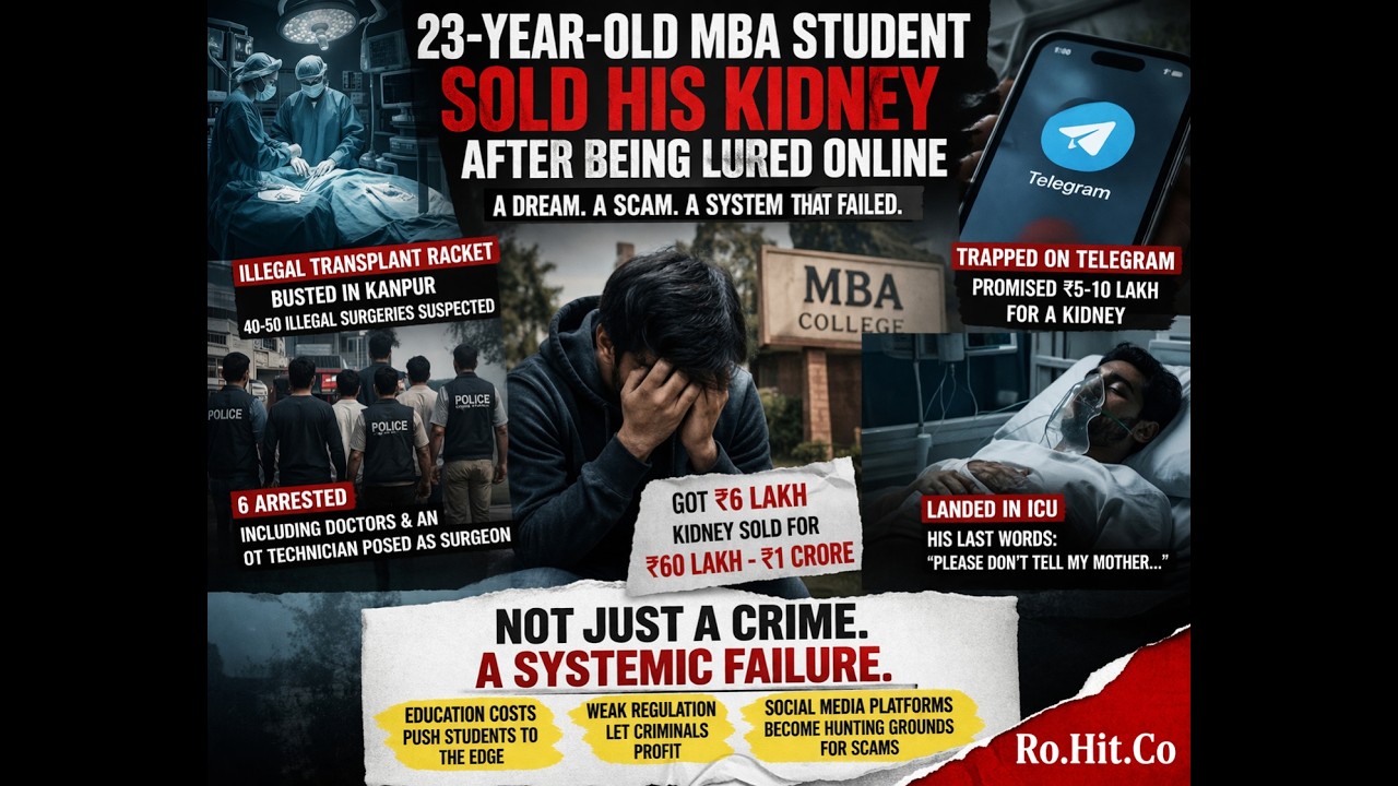 MBA Dream Turned Nightmare: The Kidney Racket No One Saw Coming