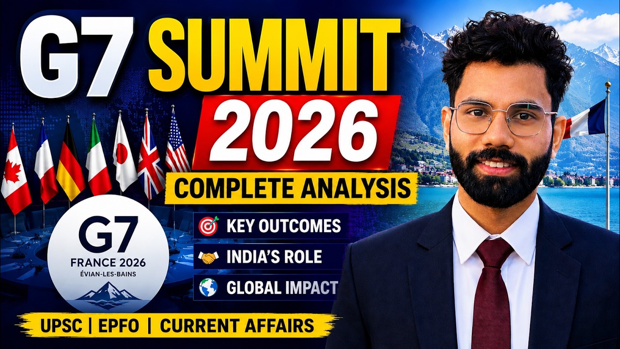 G7 Summit 2026: Everything You Need to Know | UPSC Current Affairs #upsc #ias #upscolympiad #gk
