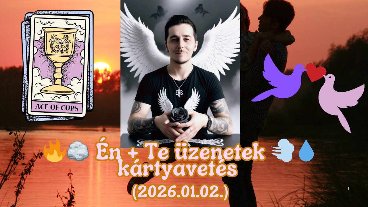 🔥🪨 Én+Te üzenetek kártyavetés 💨💧(2026.01.02.) 