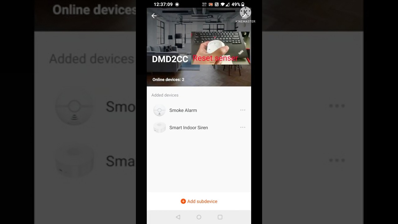 water leak sensor (Zigbee) app tuya