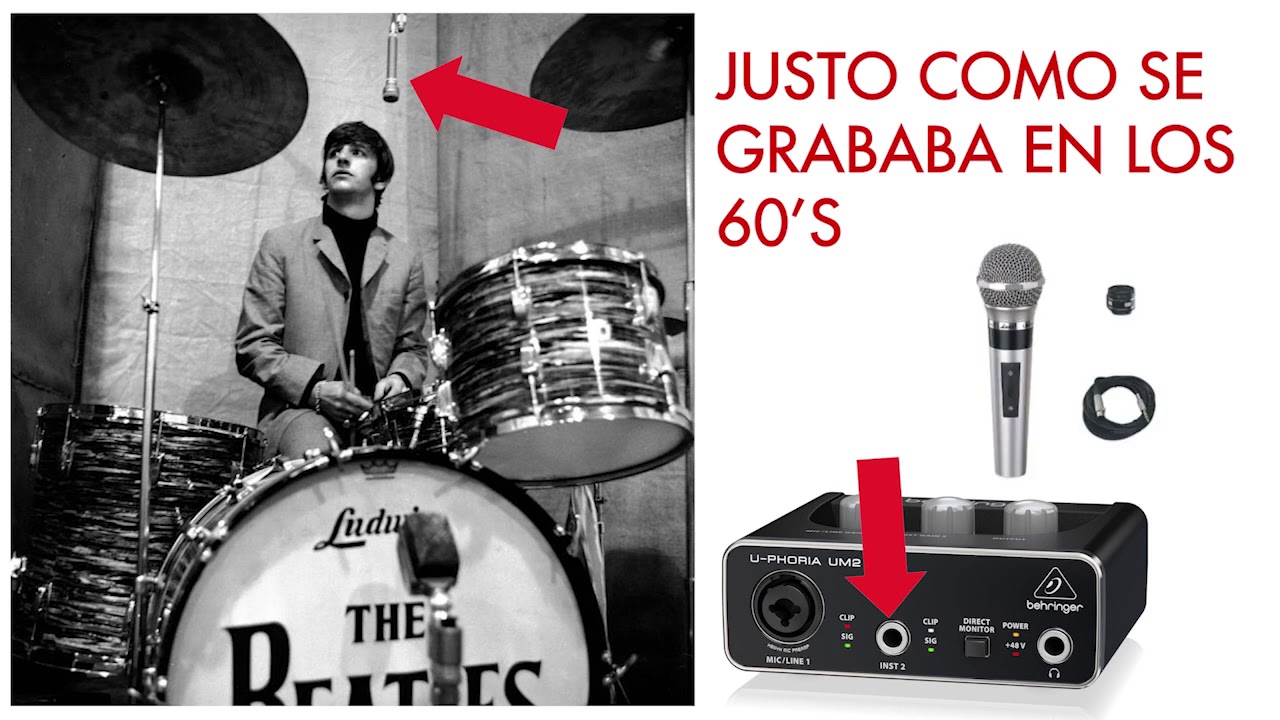 Como grabar un Grupo con 1 solo Micrófono