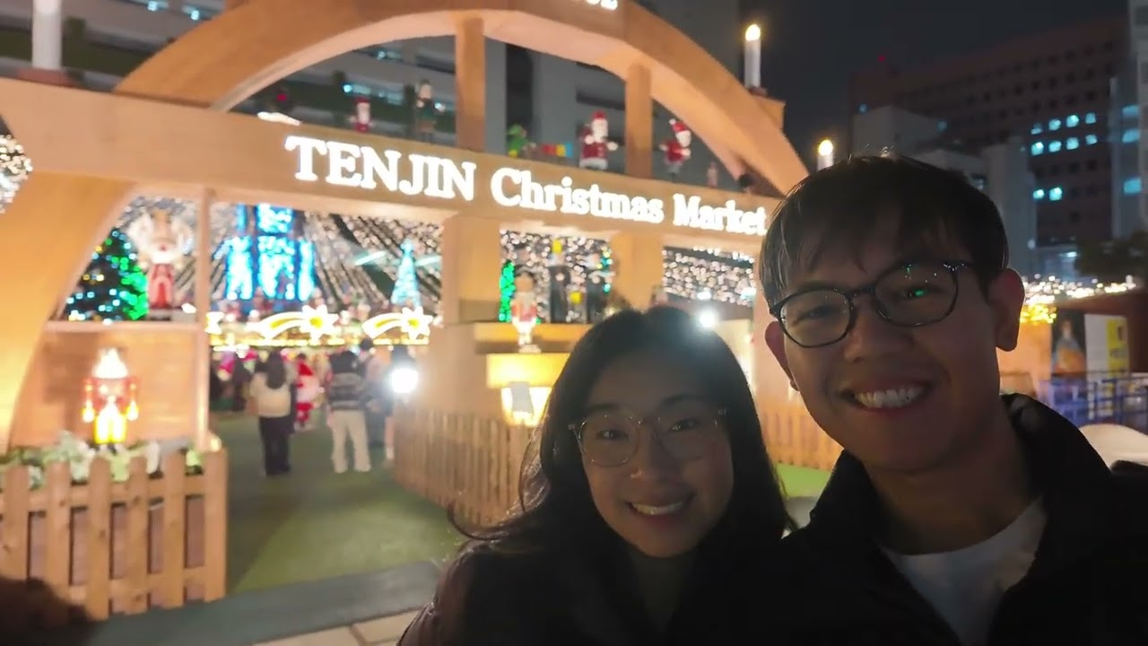 Exploring Fukuoka Tower and the Christmas Market! (Japan 2025 Day 1 Part 2/2)