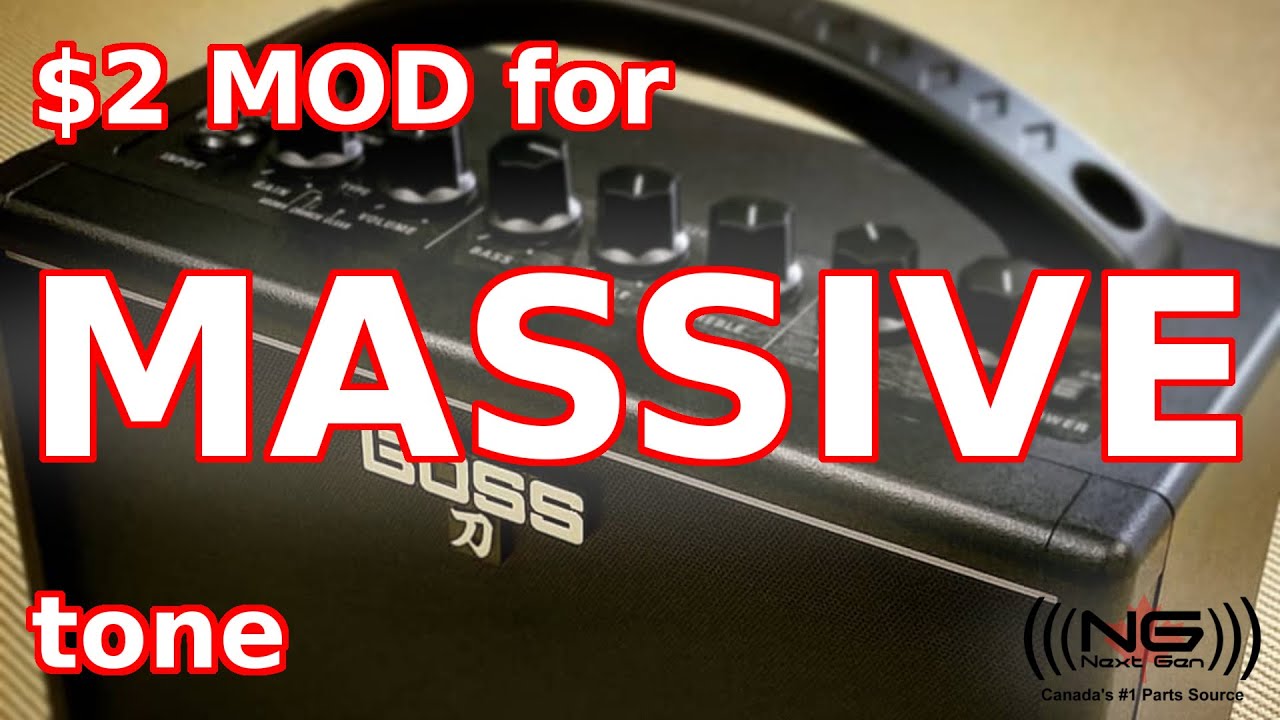 Boss Katana Mini - $2 Mod for MASSIVE Tones