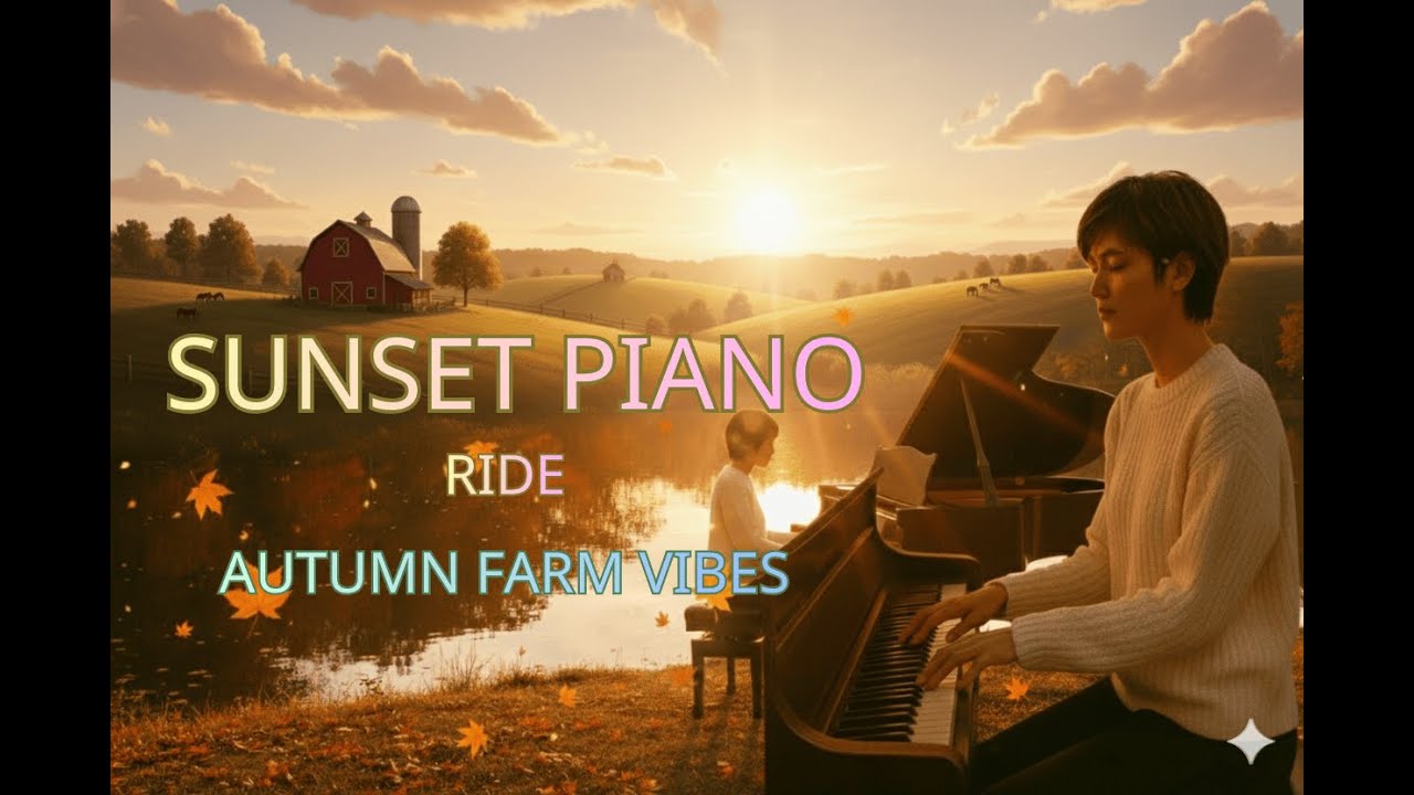 Cozy Autumn farm Sunset- relaxing music | Maco Cuem Chill