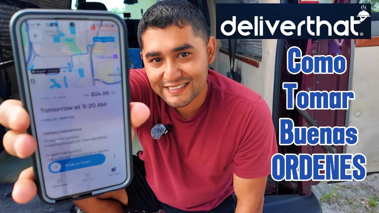 "Cómo Tomar Órdenes con la app DeliverThat: ¡No Te Pierdas Ningún Delivery!"
