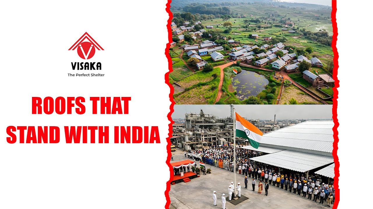 Reliable Roofs for a Stronger India | Happy Republic Day | Visaka Cement Roofing Sheets
