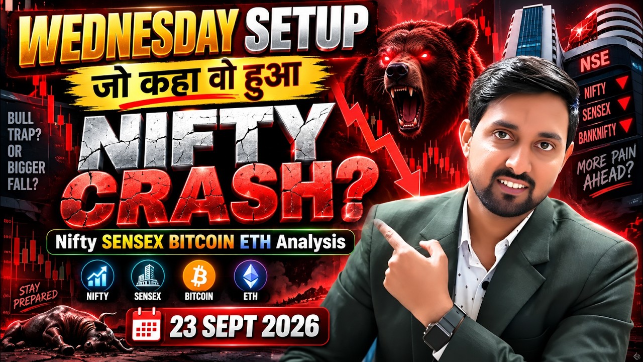 Nifty Prediction and Analysis for Tomorrow | 23 Sept 2026 | Crypto Prediction
