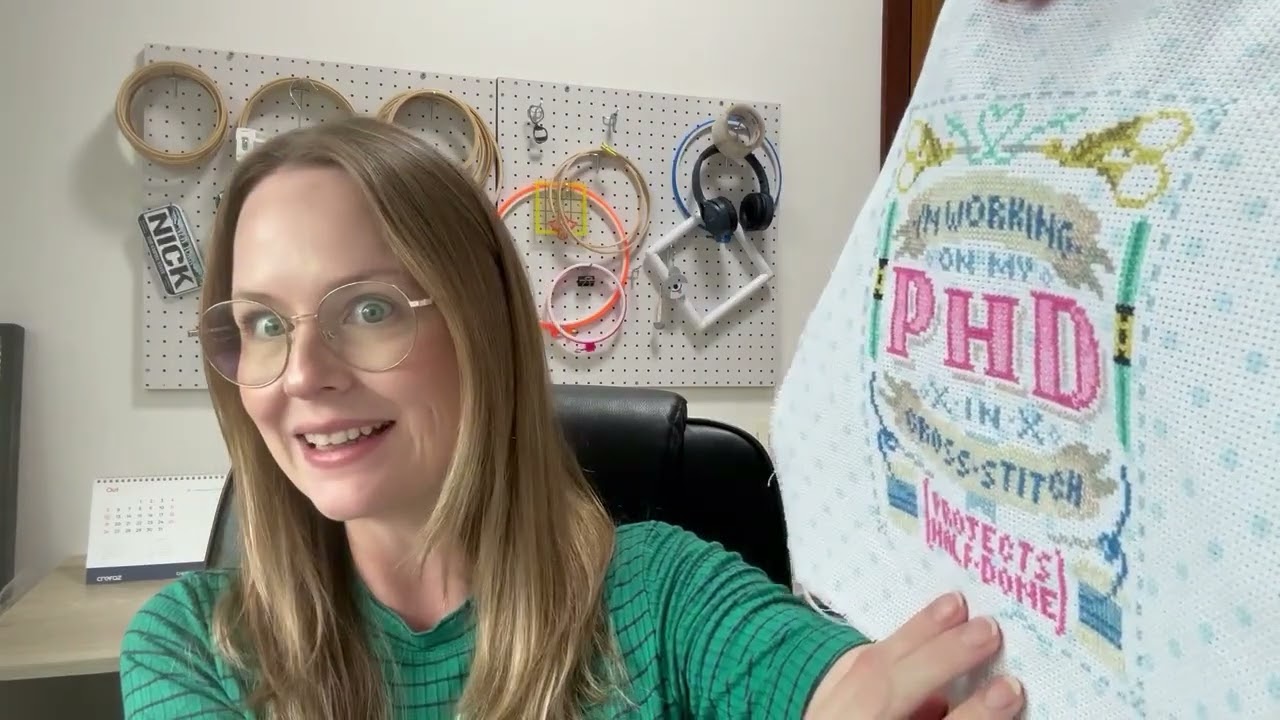 Flosstube #41 - Setembro acabou, últimos projetos bordados no mês
